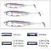 Dr.Fish Paddle Tail Swimbaits, Soft Fishing Lures for Bass Fishing, Freshwater Soft Plastic Baits Swim Shad Bait Minnow Lures Drop Shot, 2.7 Inches Purple