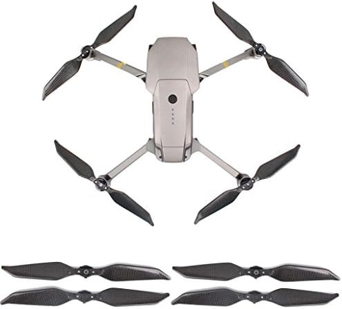DJI Propeller,2Pair Carbon Fiber 8331 Foldable Low Noise Propeller For DJI Mavic Pro Platinum By Dacawin (Black)