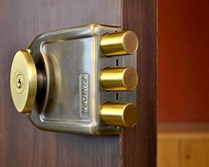 Europa Locks Door Locks (Antique Brass, 20mm)