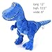 Zooawa Dinosaur Stuffed Animal Toys, Cute Soft Plush T-Rex Tyrannosaurus Dinosaur Stuffed Animal Figure, Dino Toys Birthday Valentines Day Gifts for Baby Girl Boy Kids, 13 x 10.5 x 6 Inch, Blue