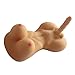 Silicone Adult Toys Realistic 2 in 1 Love Dolls Healthy Rod Cave Massage Happy (Flesh)thumb 2