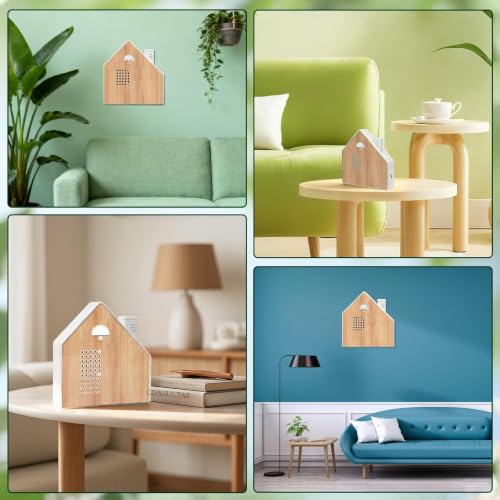 Sounds of Nature Box, Bird Singing Bird Box with Sensor, Night Light, 8 Sounds, 3 Minutes, Natural Sounds for Relaxation and Tranquility (0-115dB)(A)