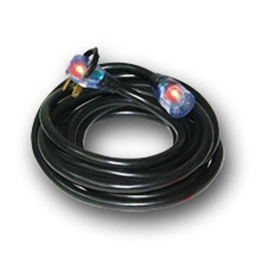 50Foot 8/3 Black Lighted Welding Machine Extension Cord Your Name on