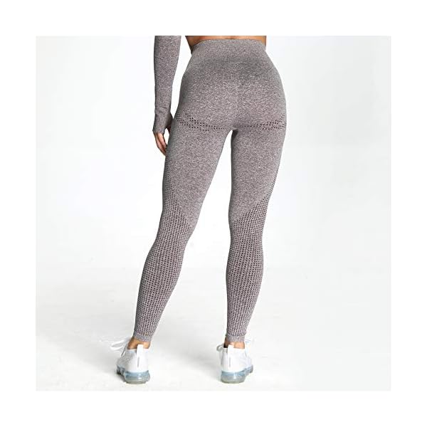 Aoxjox Women's High Waist Workout Gym Seamless Leggings Fitness Mart Pro