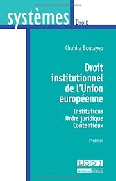 Droit institutionnel de l'Union européenne