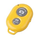 Kootek Bluetooth Wireless Remote Control Camera Shutter Release Self Timer for IOS Android Smartphone Tablet Iphone 5 5s 5c 4s 4, Ipad 5 4 3 Ipad Air Mini, Sony Xperia, HTC New One and X, Samsung Galaxy S3 S4 S5 Note 1 2 3 Galaxay Tab 2 3 Pro Note 8 10.1, Google Nexus 4 5 7 (Yellow)