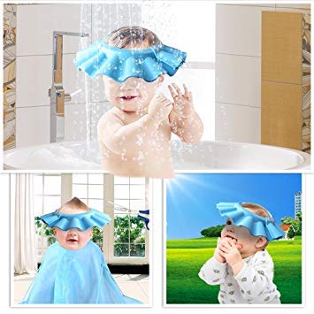 image for ONESWI Safe Shampoo Shower Bathing Protection Bath Cap Soft Adjustable