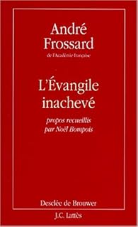 Livres Couvertures de L'Évangile inachevé