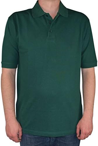 Men's Royal Pacific Pique 100% Cotton Polo Shirts, 5 Solid Colors