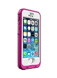 LifeProof NÜÜD SERIES Waterproof Case for iPhone 5/5s/SE - Retail Packaging - PINK (BLAZE PINK/CLEAR)