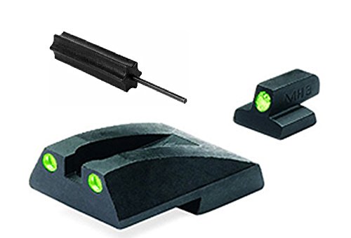 Meprolight The Mako Group ML11735 Smith & Wesson Novak replacement Tru-Dot® Night Sight Set - 3900, 4000, 5900, And 6900 + Ultimate Arms Gear Pro Disassembly 3/32 Pin Punch Armorers Gunsmith Tool