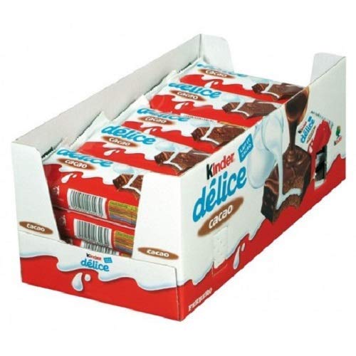 Kinder Delice Rich in Milk Chocolate Bars 39 Gram Bars