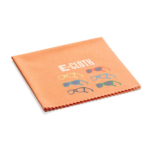 E-Cloth Brillenputztuch, Mikrofaser, Orange, 1 Packung