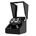 Double Watch Winder Box For Rolex Automatic Watches, Wood Shell With Piano Paint,Powerd by Janpanes Motor
