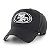 OTS NFL San Francisco 49ers Men's All-Star Adjustable Hat, Black And White, One Size