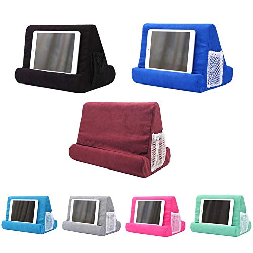 Soft Pillow for iPads, Multi-Angle Pillow Lap Stand，Tablet Computer Stand for eReaders, Smartphones, Books, Magazine - Thumbnail 3