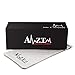 AMZTM Outdoor Reading Glasses Square Metal Black Frame Glass Lens Oversized Non-Polarized Sunglasses for Men and Women (Black Frame Clear Lens, 63)