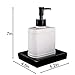 Wentao 3 Piece Ceramic Bath Accessory Set Liquid Soap or Lotion Dispenser