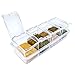 Clear Seasoning Box - 4 Piece Clear Spice Box Storage Container,band Cover and Spoon