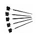 Pro Eyebrow Eyelash Dual-Comb Extension Brush/Cosmetic Makeup Beauty Tool(5 pcs)