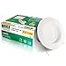 Sunco Retrofit LED Recessed Lighting 6 Inch, 2700K Soft White, Dimmable Can Light, Baffle Trim, 13W=75W, 1050 LM, Damp Rated