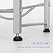 LIANTRAL 5 Gallon Water Jug Holder, 3-Tier Silver Heavy Duty Rack - Freestanding Water Bottle Organizer for Home Office