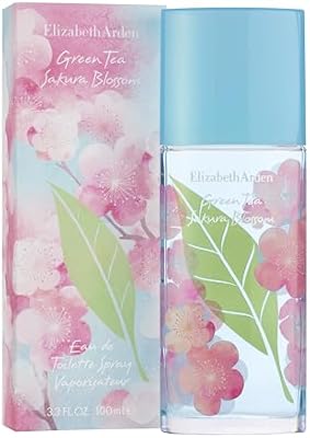 - Chá Verde Flor de Sakura, Eau de Toilette com Chá Verde e Flor de Cerejeira, Fragrância Fresca e Frutada, para Mulheres, 100 ml