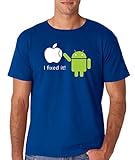 AW Fashion's I Fixed It - Android Fixes Apple - Geek Humor Men's T-Shirt