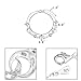 EleQueen 925 Sterling Silver Round CZ Moon Star Bracelet Chain, 6.9