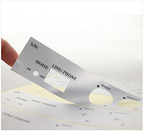 1000pcs Customize Matt Silver Label, Printed Matt Silver Machines/Tyres/Engines Instrustion Labels