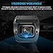 Pruveeo C3-4K Dash cam 3 Channel Front and Rear Inside Triple Camera, Free 128GB Card Wi-Fi GPS Parking Monitoring G-Sensor Super Capacitor Support 512GB Max