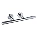 Sanliv Shower Foot Rest,Shower Foot Rest for Shaving Legs,Knurled Brass Bar Shower Step,Wall Mounted Bath/Spa Foot Ledge in Polished Chrome
