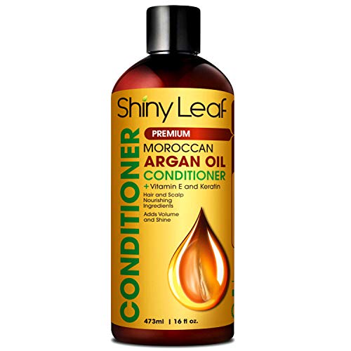 Moroccan Argan Oil Conditioner - Sulfate Free - Moisturizing Anti Hair Loss Treatment - Rejuvenates and Treats Damaged Hair, Adds Volume and Shine, 16 oz (473 ml)