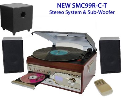music systems with turntable and cd player