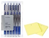 TUL GL1 Gel Pen Retractable Needle Point Medium 0.7mm, Blue 12/pk + 