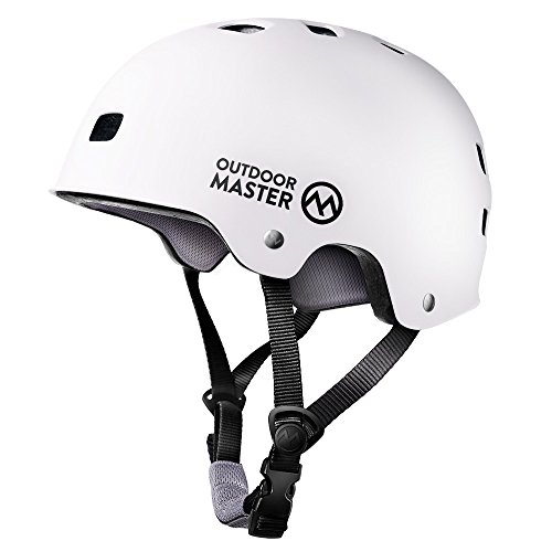 OutdoorMaster Skateboard Helmet - CPSC Certified Lightweight