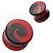BodyJ4You Glass Saddle Plugs Kit Swirl Spiral Set 4G-14mm (8 Pieces)