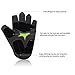 Trideer Ultralight Cycling Gloves (Half Finger) – Breathable Lycra & Anti-Slip Shock - Absorbing Silica Gel Grip, Mountain Road Bike Gloves Men/Women