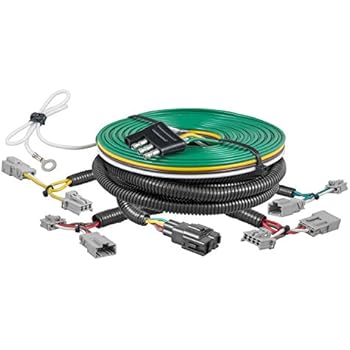 Amazon.com: CURT 58904 Custom Towed-Vehicle RV Wiring ... acura slx trailer wiring harness 