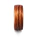 SOLEED Rings Wooden Wedding Band For Men and Women, 8mm Natural Zebra Wood Ring, Comfort Fit Design, Domed Top