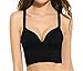 Ekouaer Womens Seamless Wirefree Medium Impact Support Push up Sports Bra(32A-40B)
