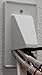 Arlington CE1-1 Recessed Cable Wall Plate, 1-Gang, White