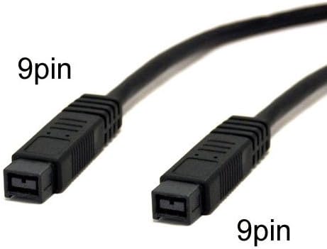 FireWire 800(IEEE1394b) Cables, 9pin to 9pin - 10 Feet