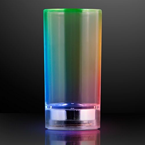 Color Changing Light Up Shot Glass with Liquid Activated LED Lights