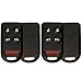 KeylessOption Just the Case Keyless Entry Remote Key Fob Shell, Pack of 2