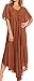 Sakkas Lilia Embroidered Lace Up Bodice Relaxed Fit Maxi Sun Dress