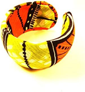 Ankara Bracelet - Orange-Green