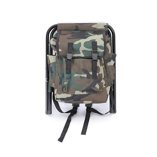 Kinnart Langlebiger Klapphocker Sitz, Angelsitz, Klapp Camping Camping Stuhl Hocker Tragbarer Rucksack Kühler Wander… – Bild 4