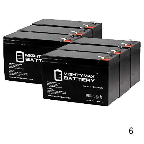Mighty Max Battery 12V 9Ah Compatible Battery for APC Back-UPS NS1250, NS 1250-6 Pack brand product