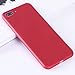 sxxissky iPhone 7 Plus Case, Ultra-Thin Full Body Coverage Hard Hybrid Plastic with [Tempered Glass Screen Protector] Protective Case Cover and Skin for Apple iPhone 7 Plus 5.5Inch-2016(Red)